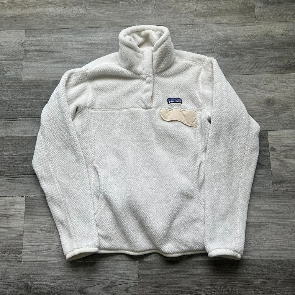 Patagonia womens Re-tool snap T pullover sweater soft cozy high pile size M